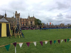 The tilt-yard at Knebworth House