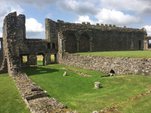 The wall of refectory