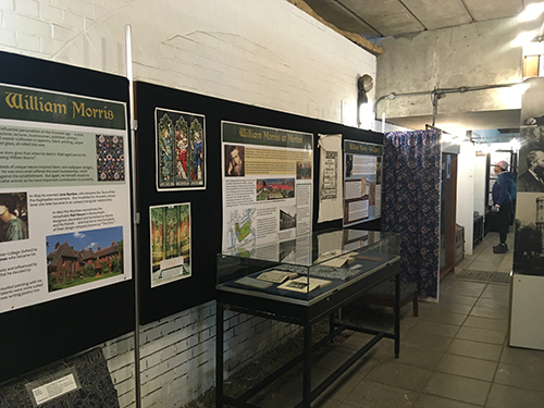 William Morris display at the museum